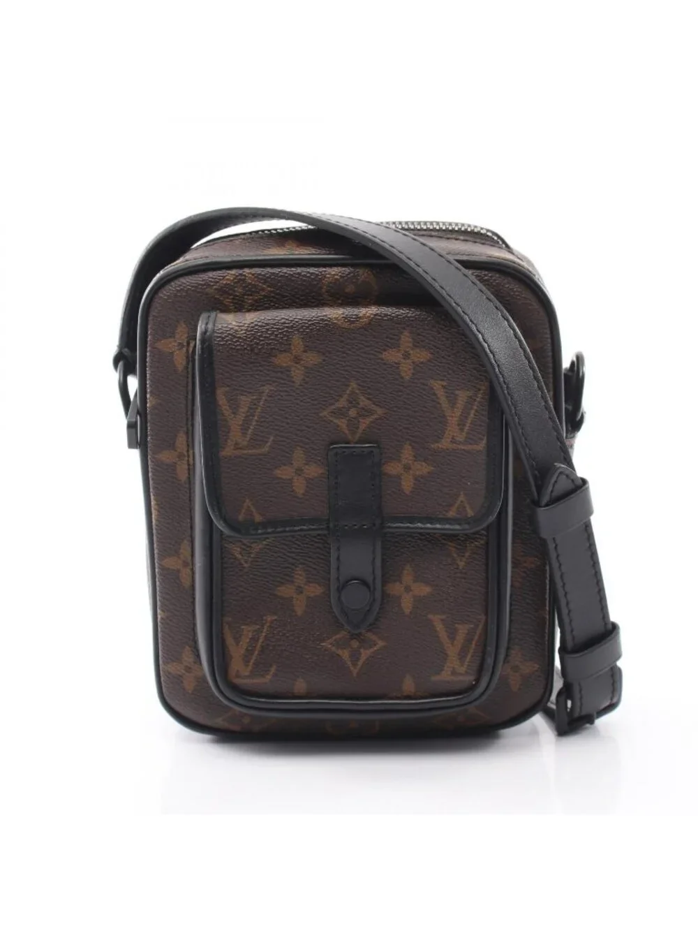 Louis Vuitton Shoulder Bag Christopher Wearable Wallet Canvas Leather